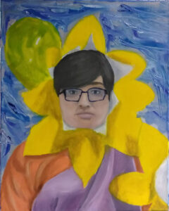 Sunflower Self Portrait