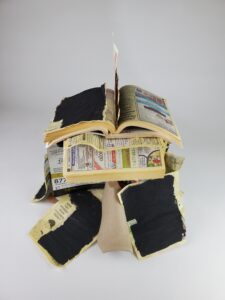 Phonebook Sculpture