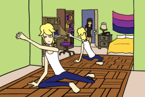 Dancer Bedroom Digital Painting