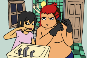 Bathroom Digital Painting